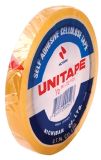 สก็อตเทปใสแกนใหญ่ [UNITAPE] 1/2"*36y