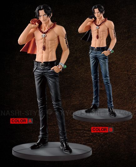 Ace ของแท้ JP แมวทอง - Jeans Freak Banpresto [โมเดลวันพีช]