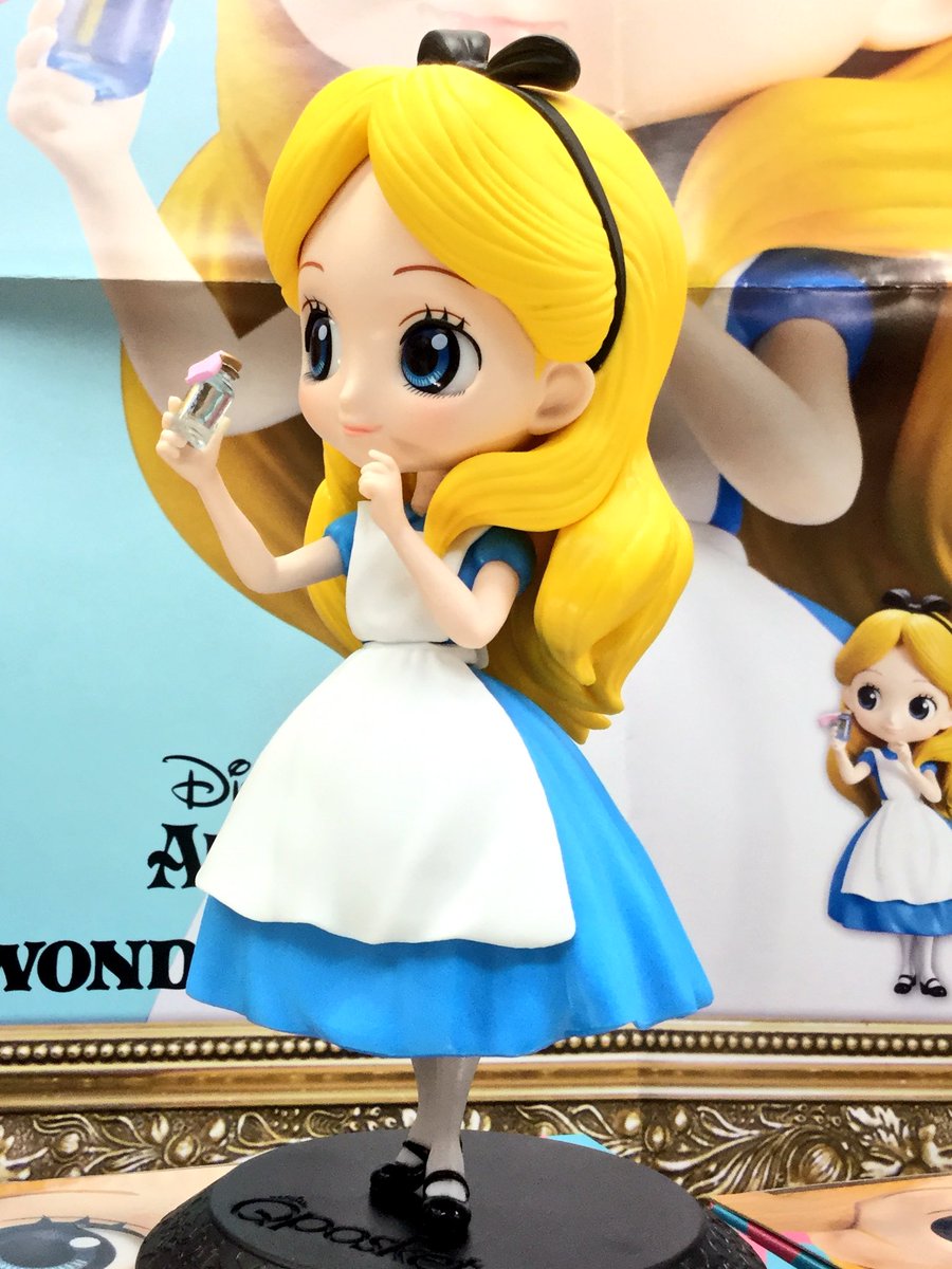 Alice Thinking Time - Normal Color ของแท้ JP - Q Posket Banpresto [โมเดล Disney]