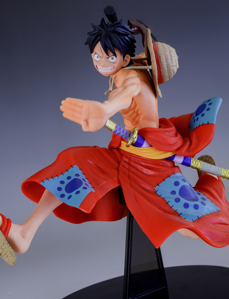 Luffy Wano ของแท้ JP แมวทอง - Battle Record Collection Banpresto [โมเดลวันพีช]