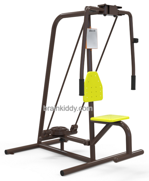 เครื่องออกกำลังกาย กลางแจ้ง ชุดอุปกรณ์ บริหารแขน หน้าอก หัวไหล่ แบบถ่าง หุบยก ตุ้มน้ำหนัก ลานกีฬา อเนกประสงค์ สนามกีฬา ขนาด 100x100x160 ซม..