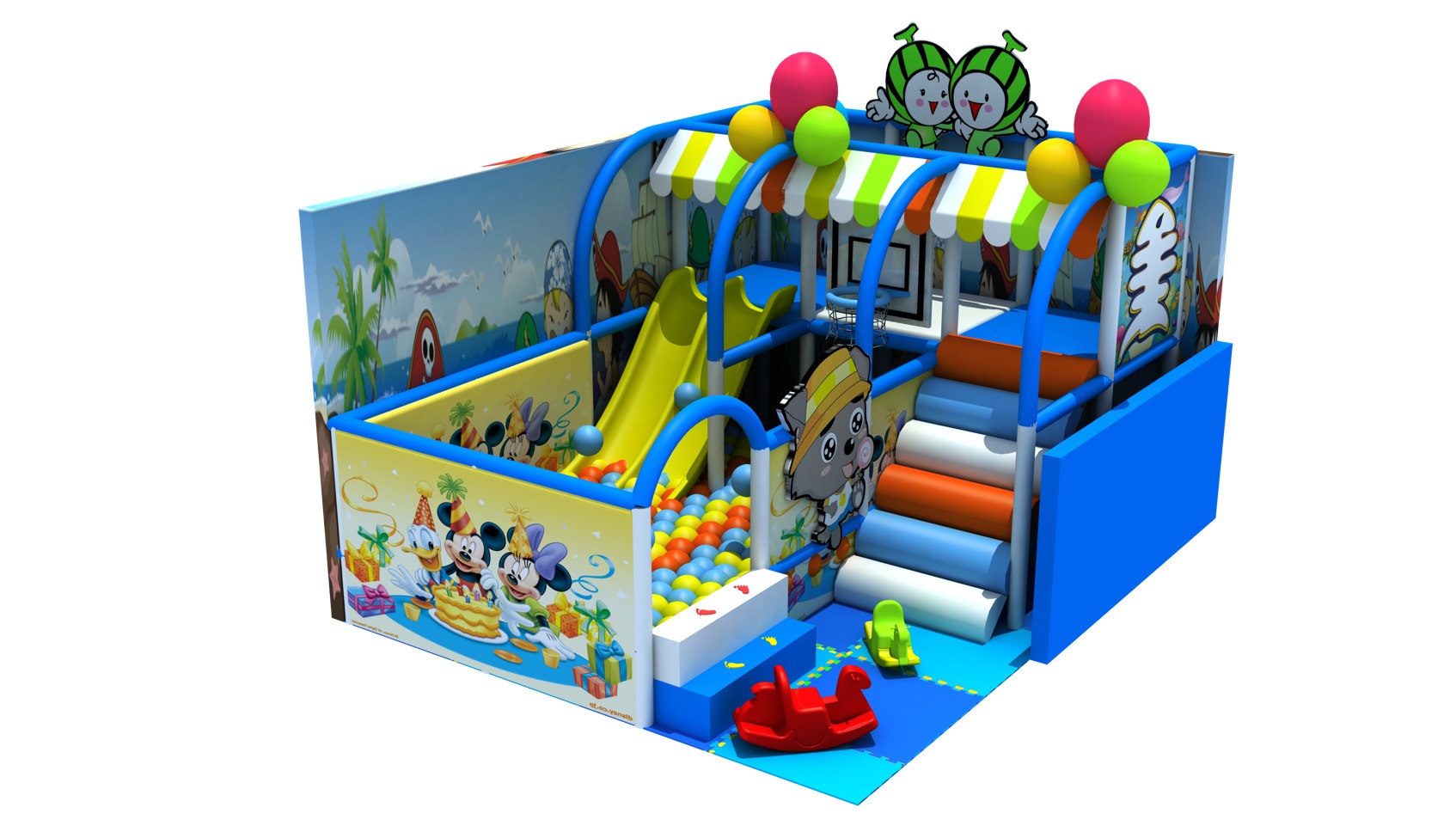 ห้องบอลเจ้าหนูมิ๊กกี้ บ้านบอลเด็ก สวนสนุกเด็ก ของเล่นเด็ก เครื่องเล่นสนาม kids zone ราคาโรงงาน