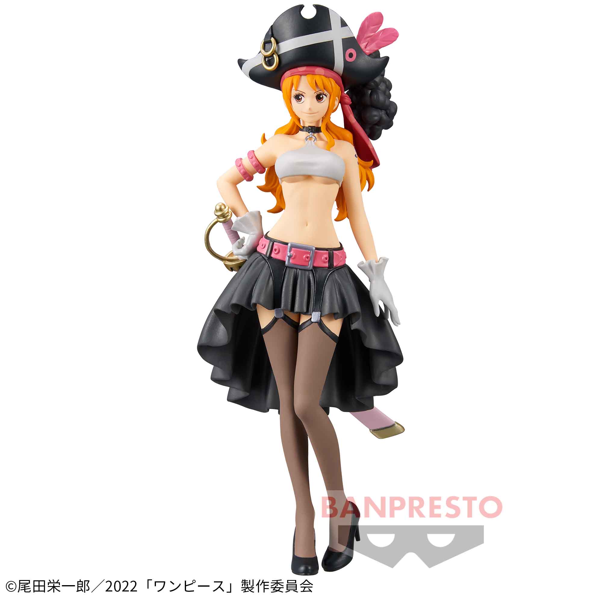 Nami Film Red ของแท้ JP แมวทอง - Grandline Lady Banpresto [โมเดลวันพีช]