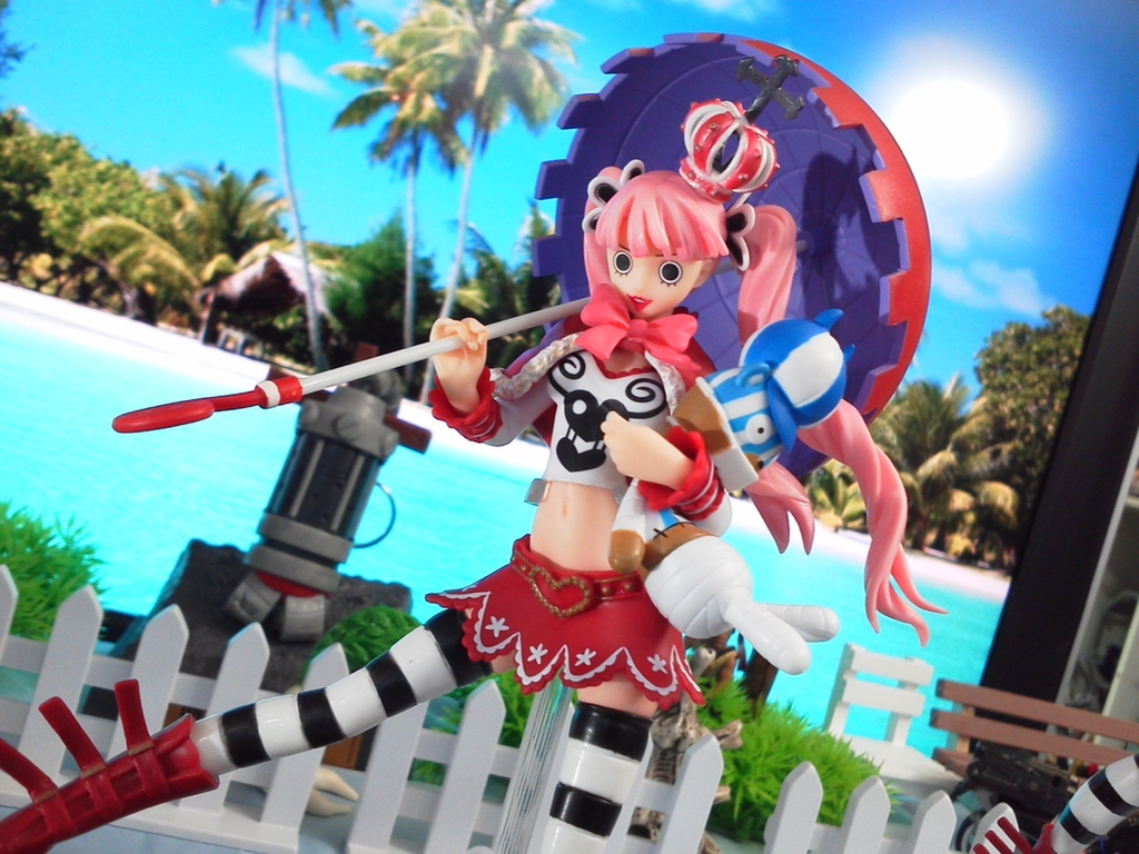 Perona ของแท้ JP แมวทอง - Scultures Banpresto [โมเดลวันพีช]