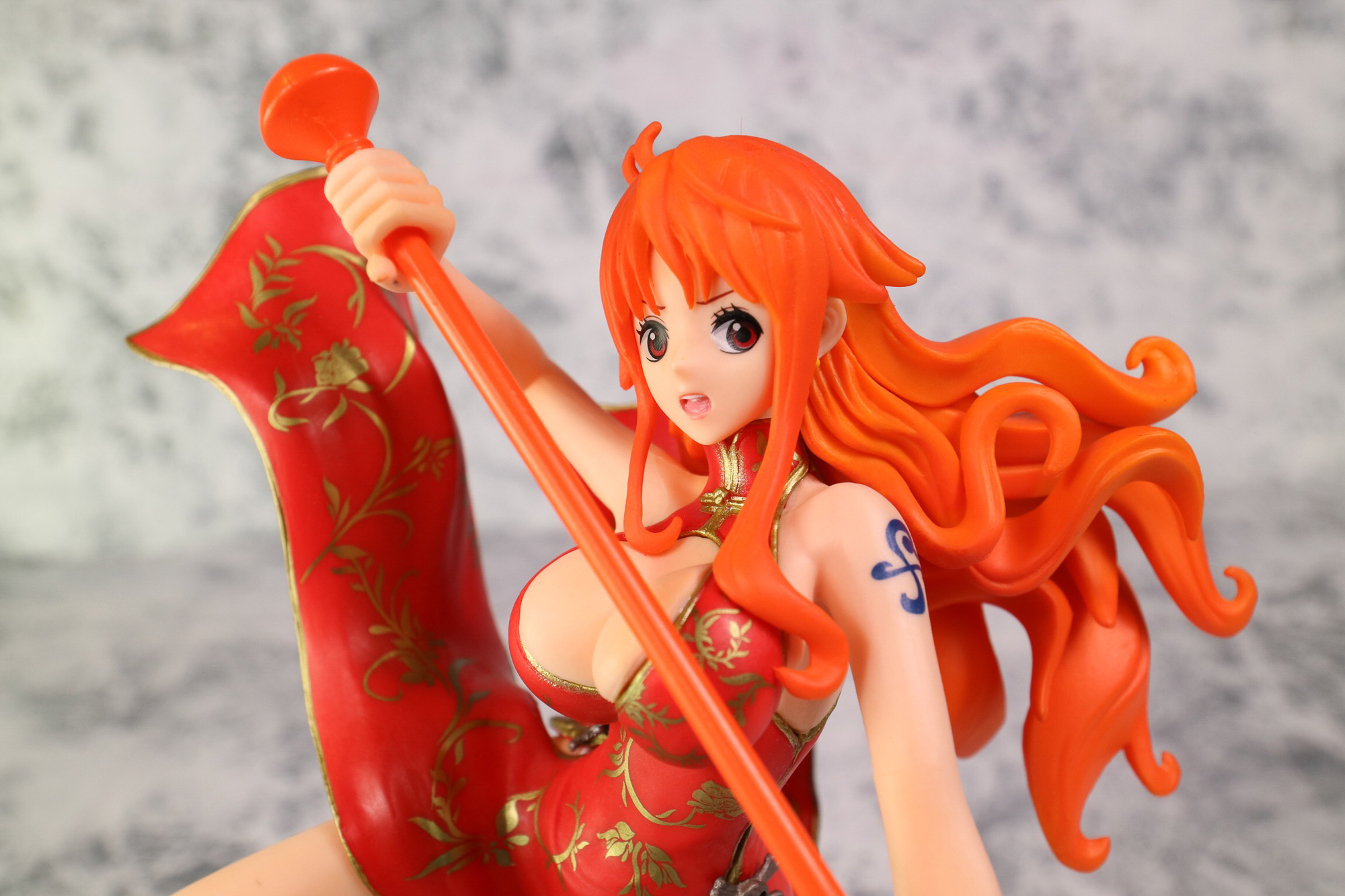 Nami ของแท้ JP แมวทอง - Banpresto World Figure Colosseum [โมเดลวันพีช]