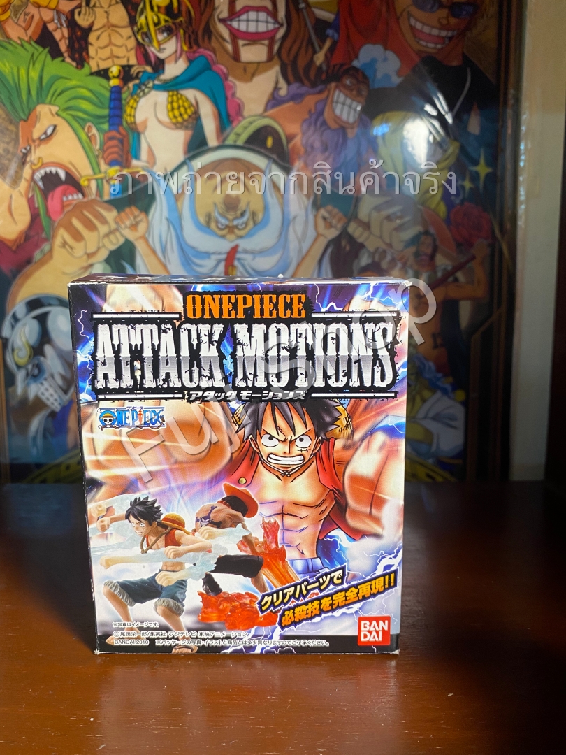 Zoro ของแท้ JP แมวทอง - Attack Motions Bandai [โมเดลวันพีช]