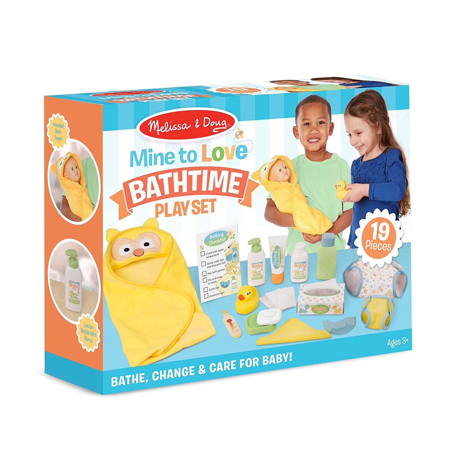 ของเล่นอเมริกา,Baby Care , ชุดอุปกรณ์ อาบน้ำเบบี้ ,Changing & Bathtime Play Set,ของเล่นเสริมพัฒนาการ