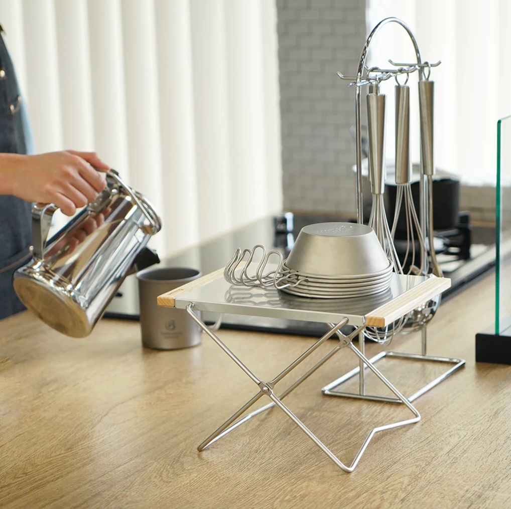 Stainless Steel Side Table โต๊ะพับเล็ก