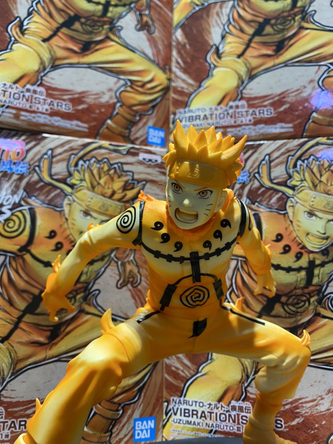 Naruto Nine-Tails Chakra Mode ของแท้ JP - Vibration Stars Banpresto [โมเดลนารูโตะ]