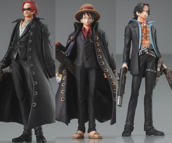 Strong World Set ของแท้ JP แมวทอง - Super Styling Bandai [โมเดลวันพีช] (3 ตัว)