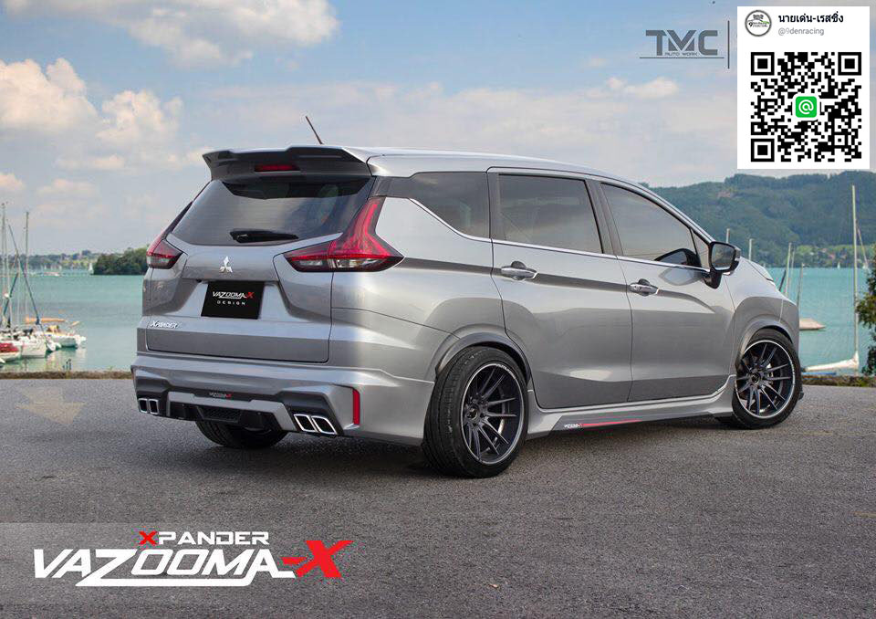 Vazooma-XT สเกิร์ตหน้าหลังตัดสีเดียวกับตัวรถ VS Mitsubishi Xpander'18-On [สิ้นสุดการรอคอย สำหรับ Xpander พร้อมให้คุณสัมผัสนิยามแห่งความสมบูรณ์แบบแล้ววันนี้]