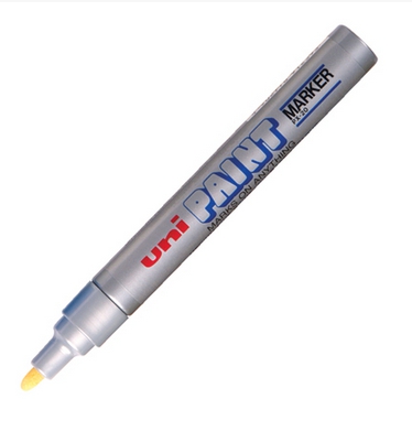 ปากกาเพ้นท์ [UNI PAINT] PX-20 2.2-2.8 มม. เงิน