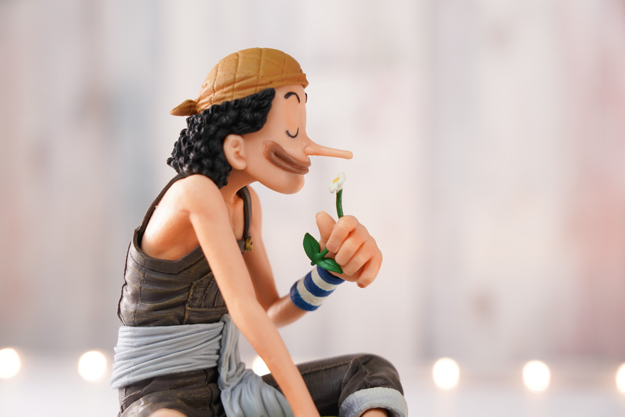 Usopp ของแท้ JP แมวทอง - Banpresto World Figure Colosseum [โมเดลวันพีช]