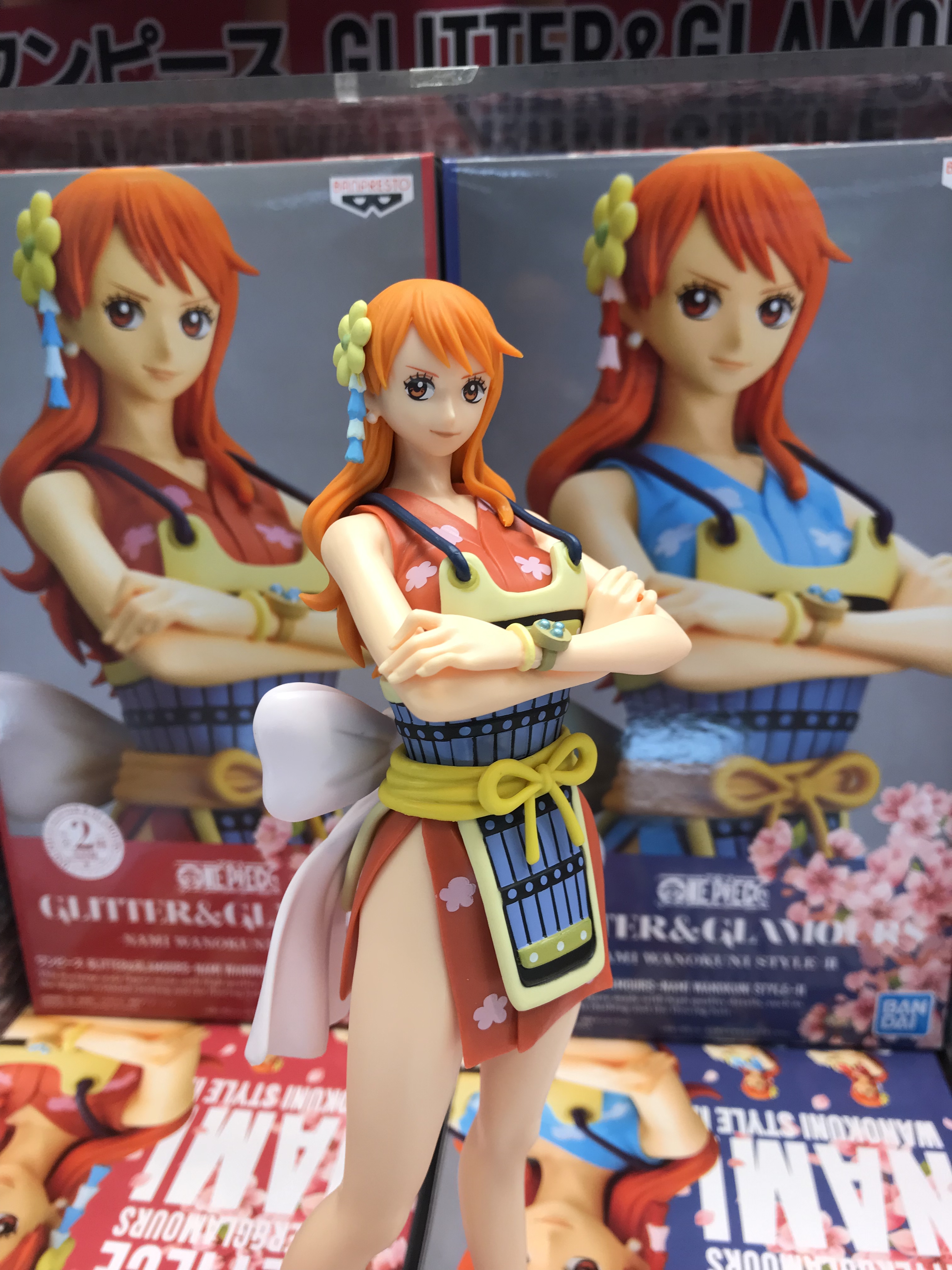 Nami Wanokuni Style ของแท้ JP แมวทอง - Glitter & Glamours Banpresto [โมเดลวันพีช]
