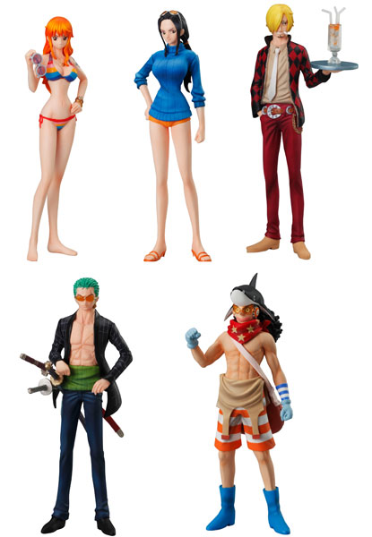 Straw Hat Pirates Film Z Set ของแท้ JP แมวทอง - Super Styling Bandai [โมเดลวันพีช] (9 ตัว)