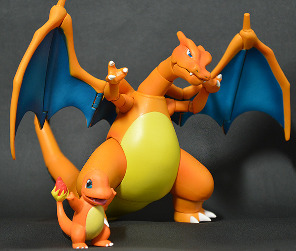 Charmander ของแท้ JP - Monster Collection Takara Tomy [โมเดลโปเกมอน]