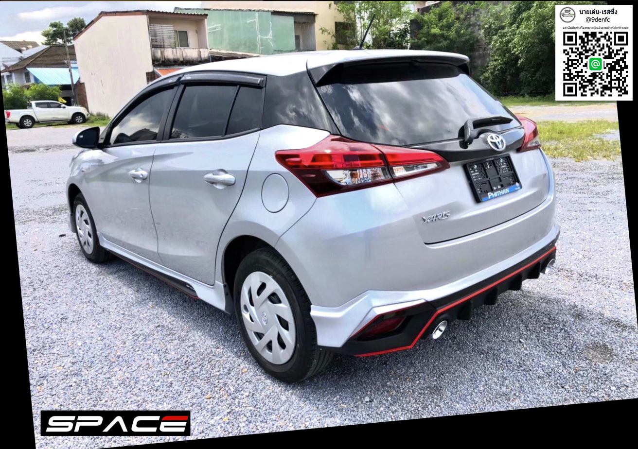 SPACE V1 ท่อคู่เดี่ยว VS Toyota Yaris Hatchback 5Drs. 2020-On [พื้นที่สำหรับคุณเห็นค่า กำหนดได้แล้วด้วยตัวคุณเอง]