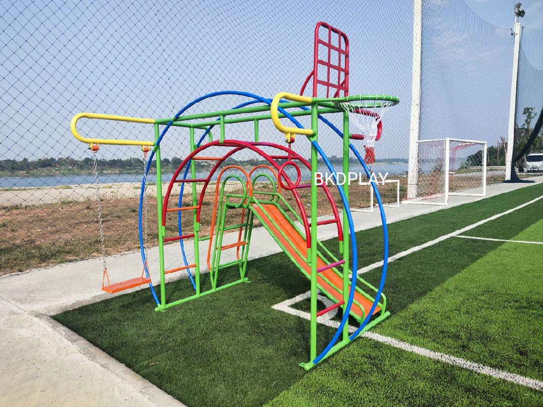 ชิงช้าตาชั่ง, เครื่องเล่นสนามกลางแจ้ง , เครื่องเล่นสนามแบบเหล็ก,ชิงช้า,สไลเดอร์,โยกเยกเหล็ก, ม้าหมุน, OutdoorPlayground, ราคาโรงงาน ขนาด 130x180x180 ซม.