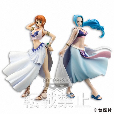 Nami & ViVi ของแท้ JP แมวทอง - Girls Snap Collection Banpresto [โมเดลวันพีช] (2 ตัว)
