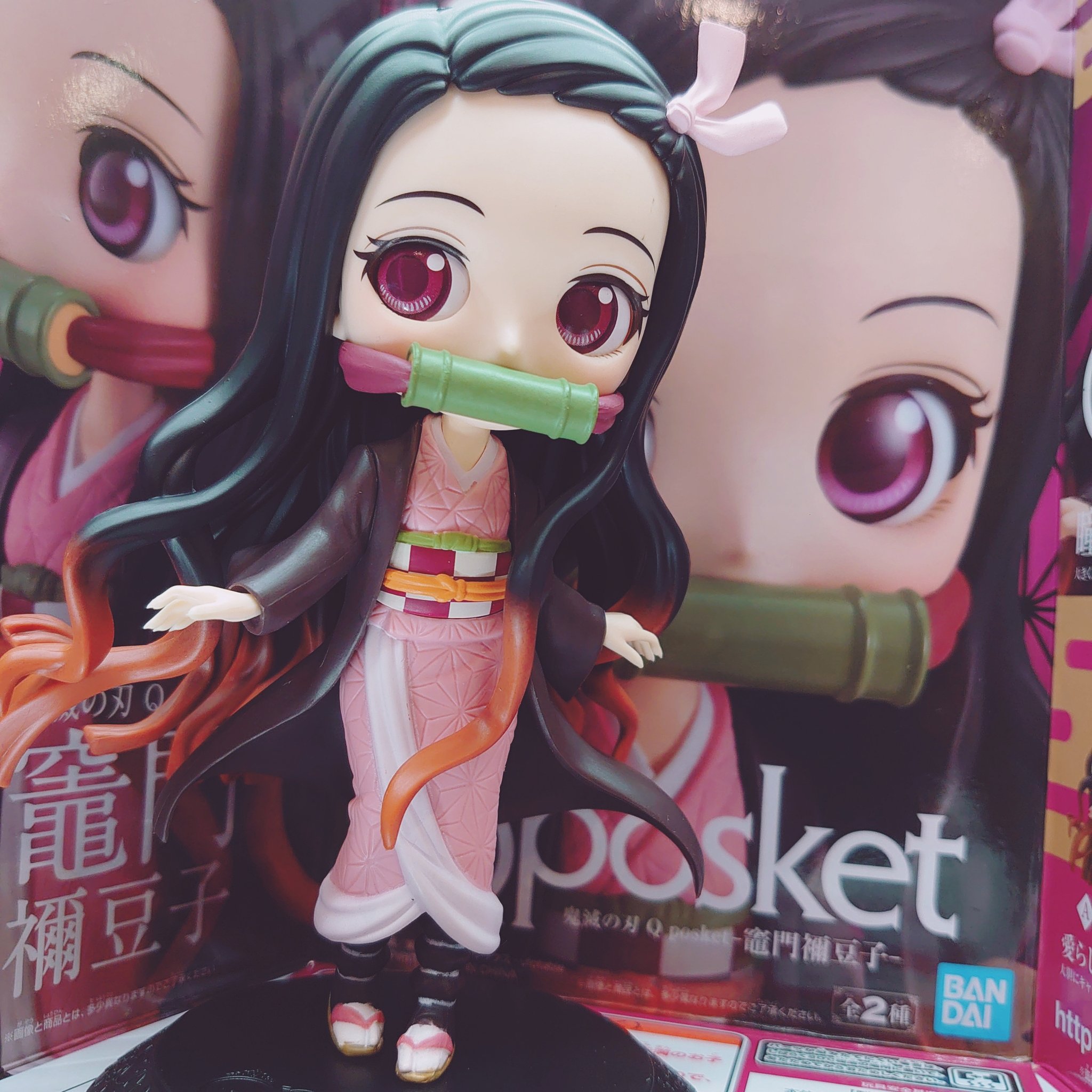 Nezuko ของแท้ JP - Q Posket Banpresto [โมเดล Demon Slayer]