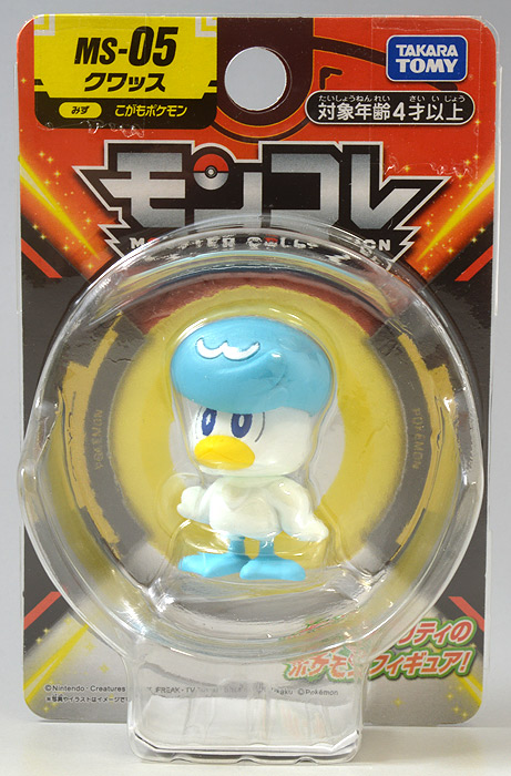 Quaxly ของแท้ JP - Monster Collection Takara Tomy [โมเดลโปเกมอน]