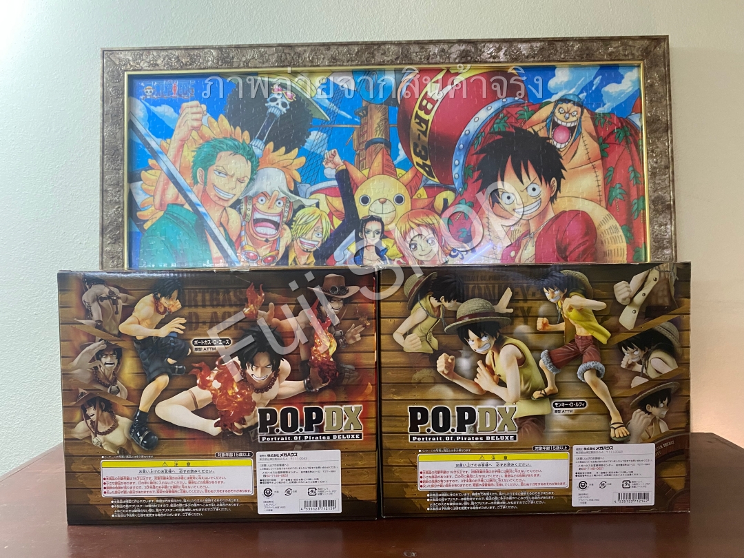 Brother Set ของแท้ JP แมวทอง - POP Deluxe Megahouse [โมเดลวันพีช] (2 ตัว)