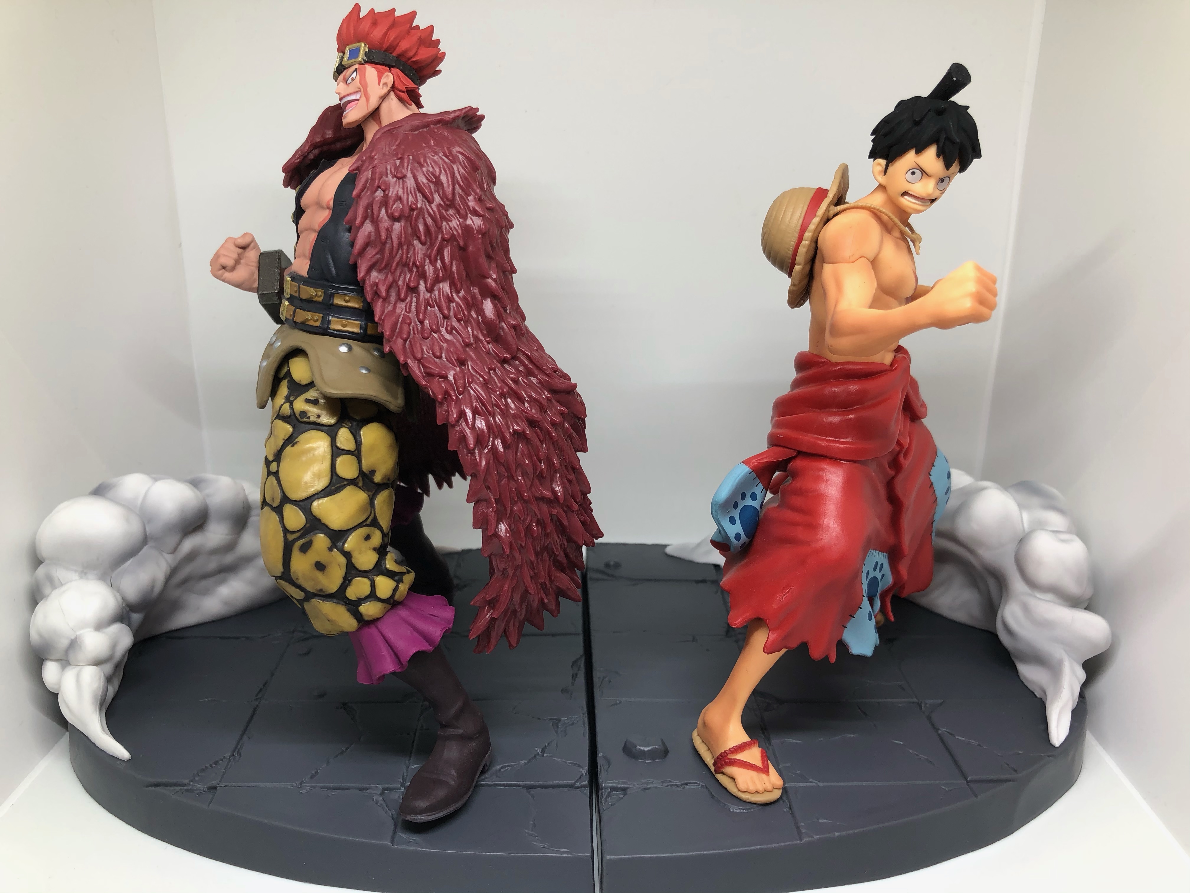 Luffy & Kid Wano ของแท้ JP แมวทอง - Log File Selection Banpresto [โมเดลวันพีช] (2 ตัว)