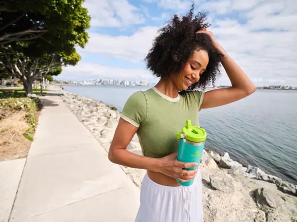 Classic Flip Straw Tumbler 30Oz Tropical Teal