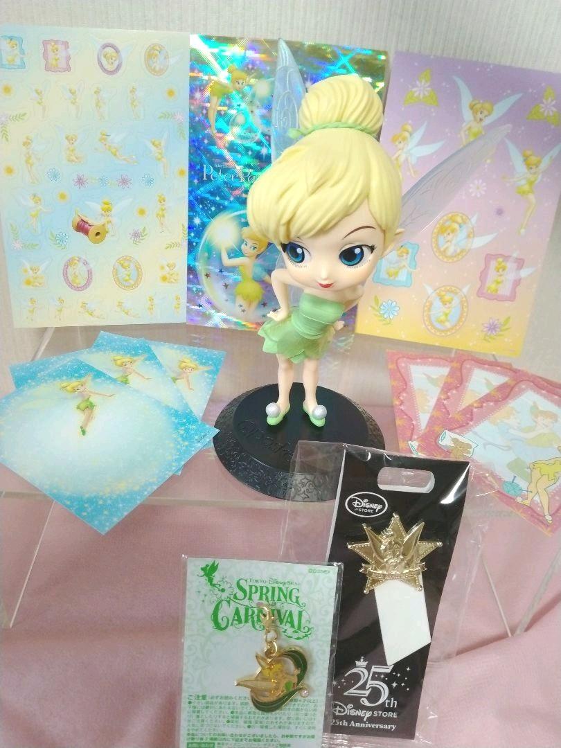 Tinker Bell Leaf Drees - Pastel Color ของแท้ JP - Q Posket Banpresto [โมเดล Disney]
