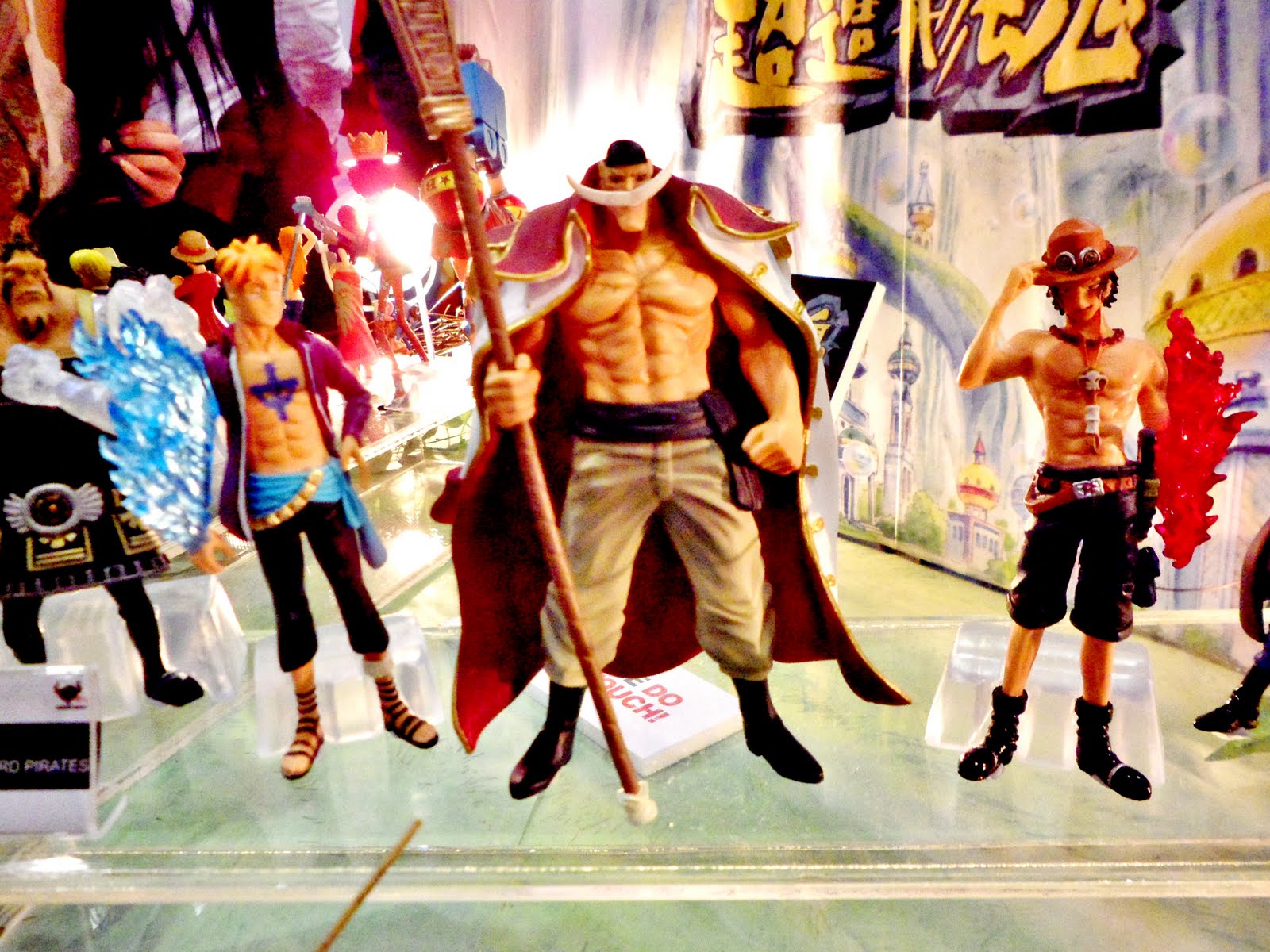 Whitebeard Pirate Set ของแท้ JP แมวทอง - Super Modeling Soul Bandai [โมเดลวันพีช] (7 ตัว)