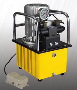 CB-630B-I ปั๊มไฮดรอลิกไฟฟ้าแบบ Double action (Solenoid) "OMASTAR" Electric pump hydraulic