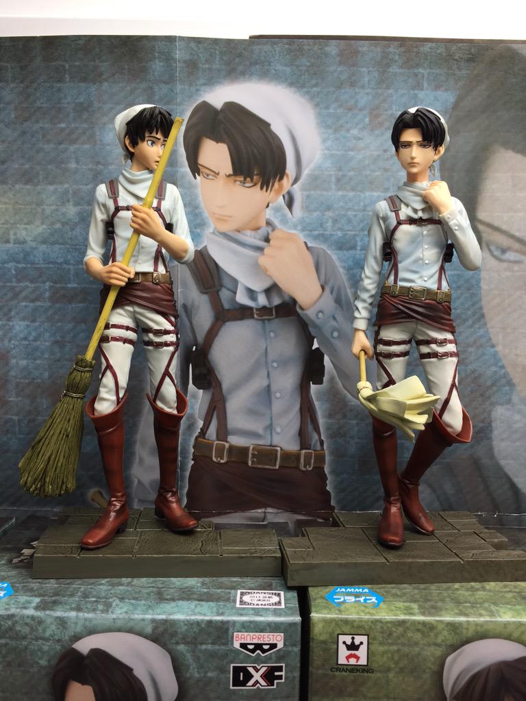 Eren & Levi ของแท้ JP - DXF Banpresto [โมเดล Attack on Titan] (2 ตัว)