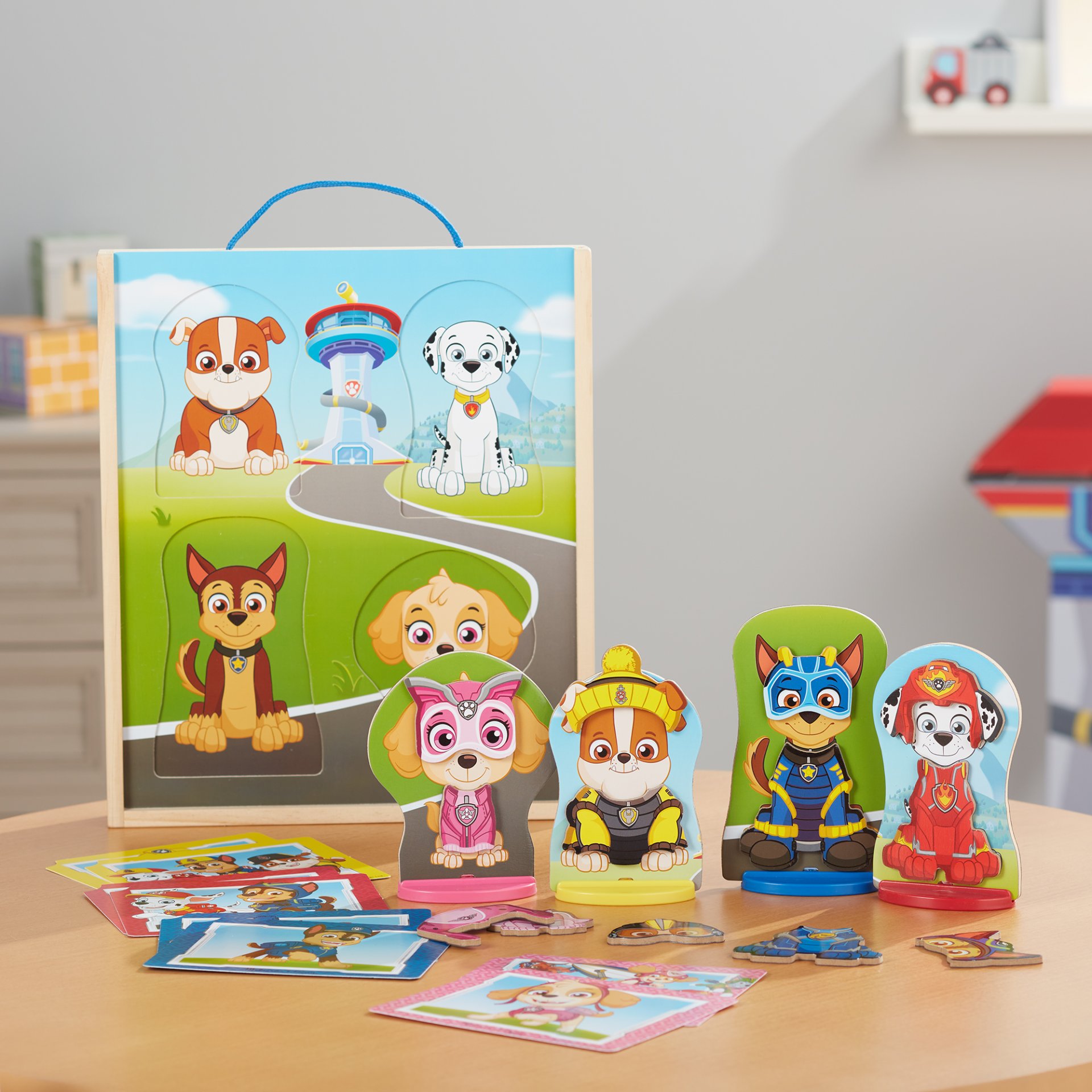 ตุ๊กตาแม่เหล็กแต่งตัว 48 ชิ้น PAW Patrol ของเล่นเสริมพัฒนาการเด็ก เสริมทักษะการเรียนรู้ สื่อการสอนอนุบาล พร้อมส่ง