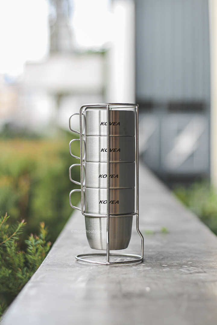 Stainless Double Mug Cup Set III