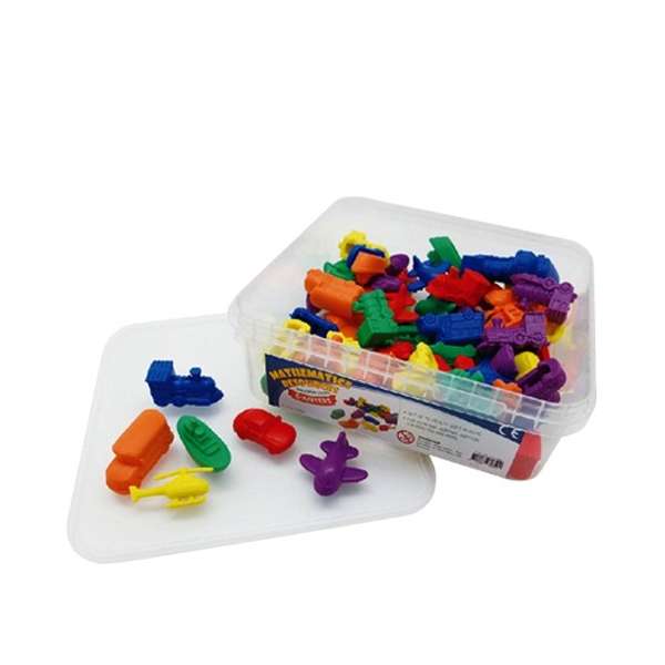 ชุดเรียนรู้รูปทรงและการนับจำนวน กับพาหนะขนส่ง 72 ชิ้น สื่อการสอนอนุบาล,ปฐมวัย,ของเล่นเสริมพัฒนาการ, ของเล่นเสริมทักษะ