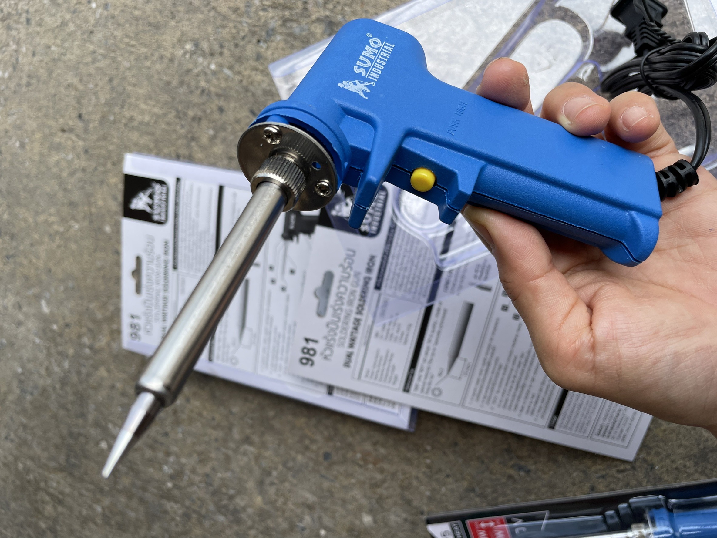 หัวแร้งแช่ด้ามปืน SUMO 20-130W (981)