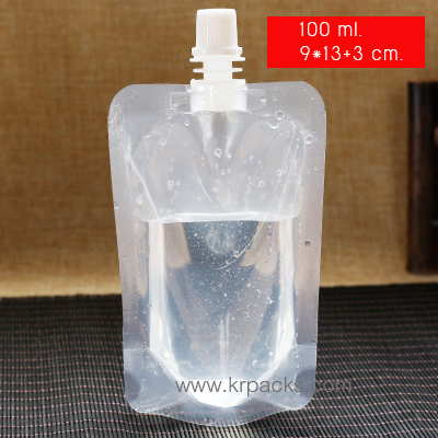 ถุงฝาเกลียว พลาสติกใส