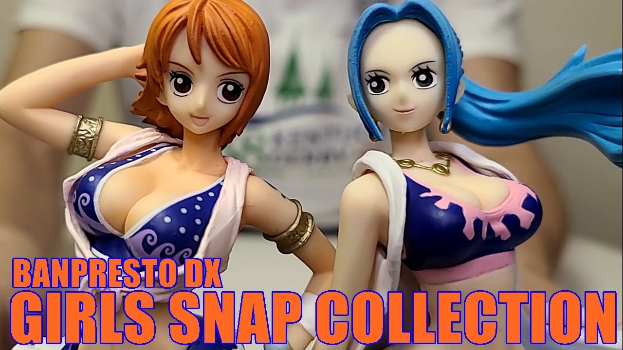Nami & ViVi ของแท้ JP แมวทอง - Girls Snap Collection Banpresto [โมเดลวันพีช] (2 ตัว)