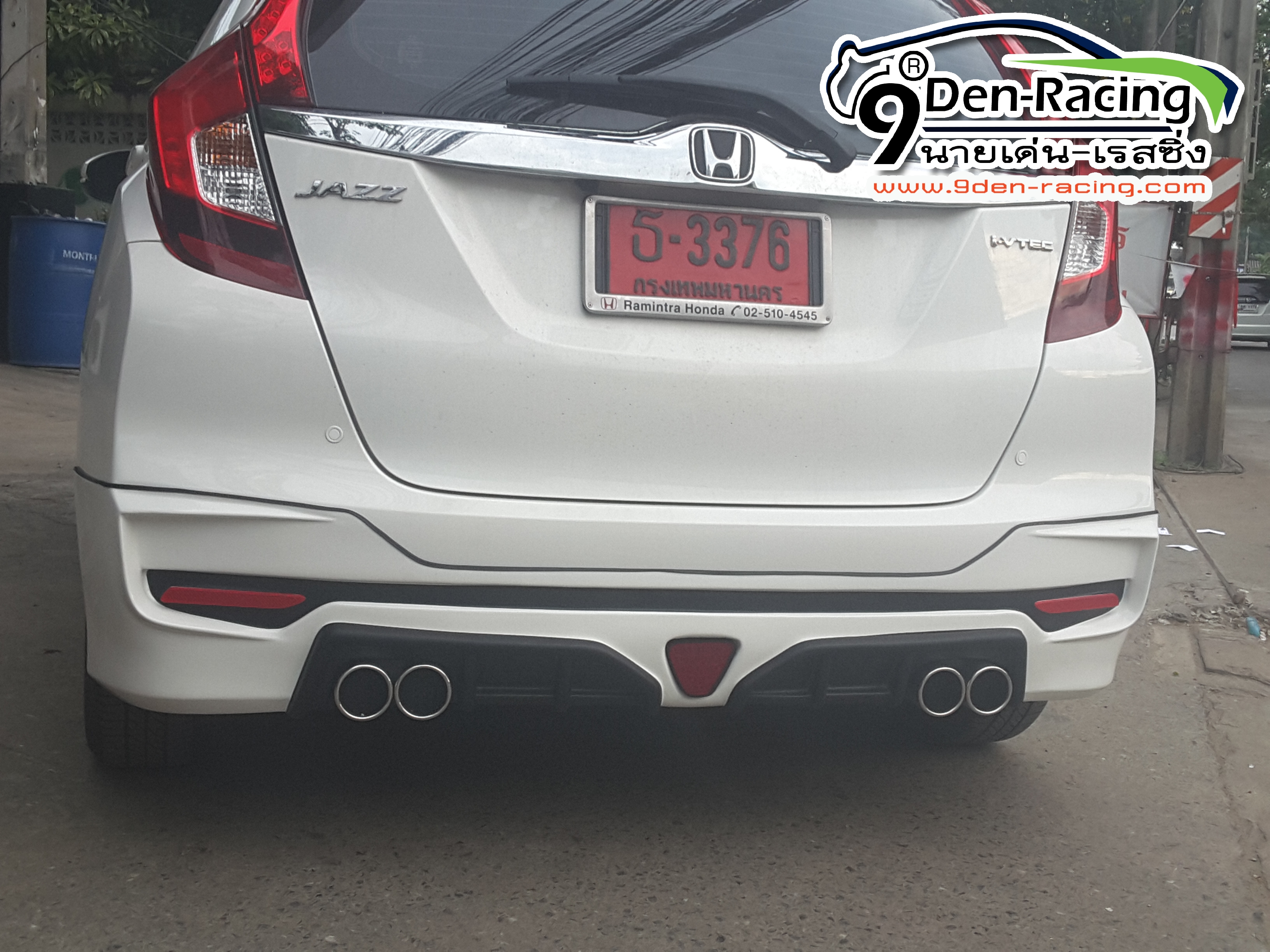 9DEN-MD-STYLE'17 VS HONDA JAZZ 2017-ON แค่เอาใจมา ก็ได้แระ 1000% กับท้ายท่อคู่แท้ พร้อมแล้วที่จะไปกับคุณ