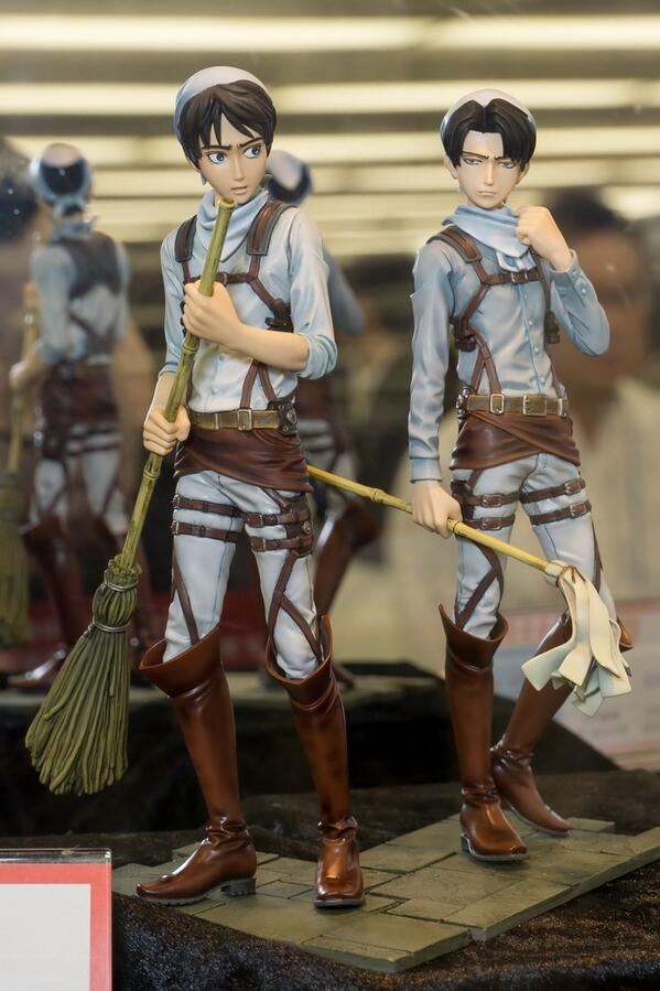 Eren & Levi ของแท้ JP - DXF Banpresto [โมเดล Attack on Titan] (2 ตัว)