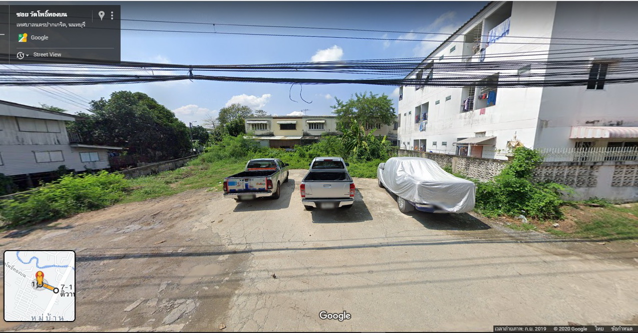 ขายที่ดินเปล่า ซ.วัดโพธิ์ทองบน ติวานนท์ ขนาด 105ตรว. เหมาะสร้างบ้าน ทาวน์เฮาส์ หรืออพาร์ทเมนต์