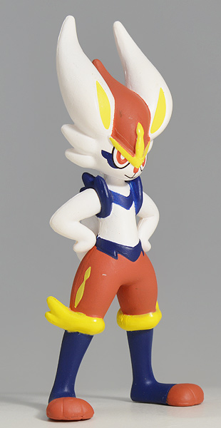 Cinderace ของแท้ JP - Monster Collection Takara Tomy [โมเดลโปเกมอน]