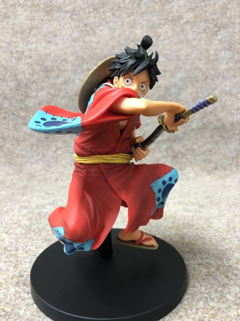 Luffy Wano ของแท้ JP แมวทอง - King of Artist Banpresto [โมเดลวันพีช]
