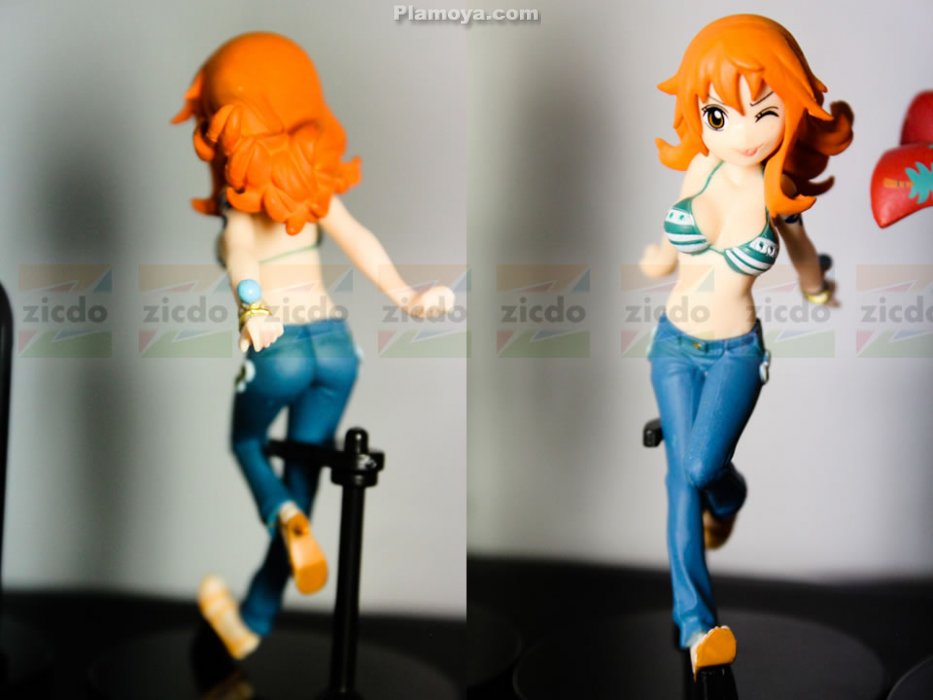 Nami Extra Version ของแท้ JP แมวทอง - Half Age Characters Bandai [โมเดลวันพีช]