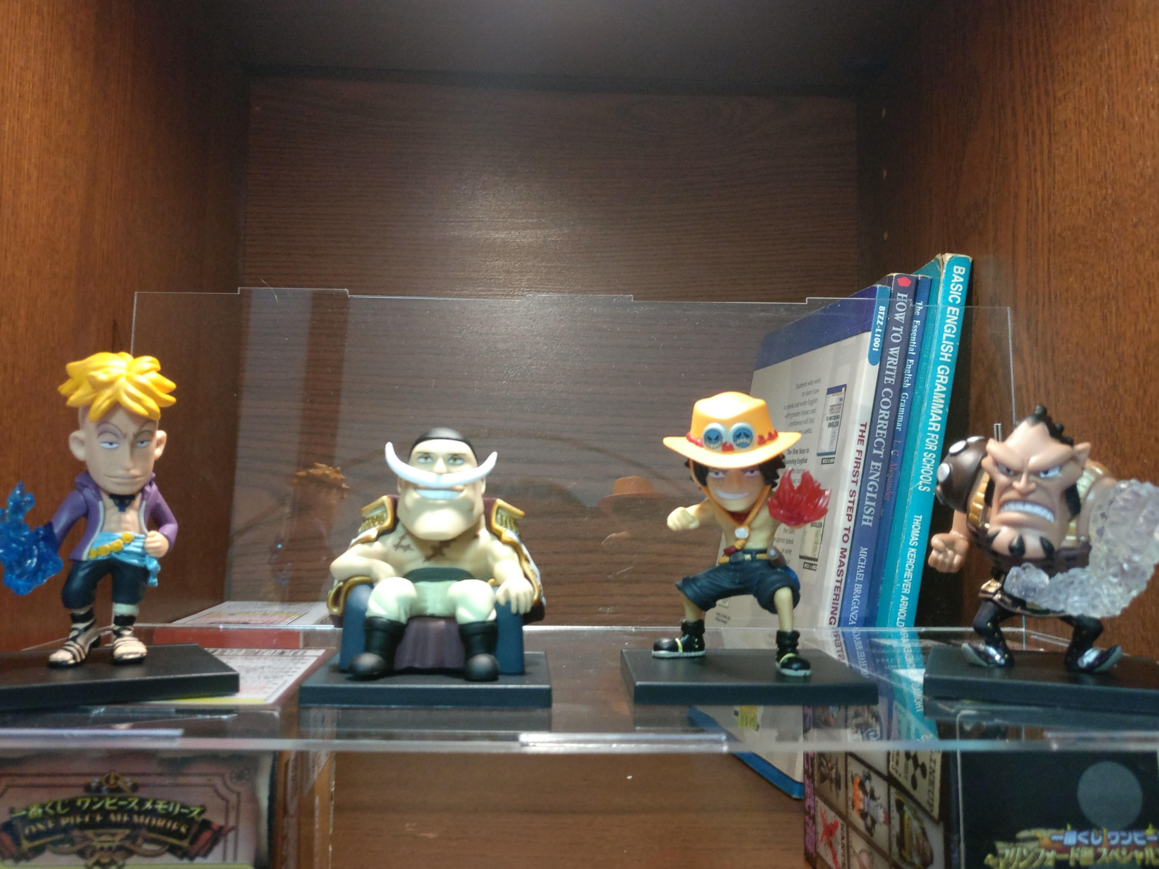 Whitebeard Pirates Set ของแท้ JP แมวทอง - WCF Ichiban Kuji Banpresto [โมเดลวันพีช] (4 ตัว)