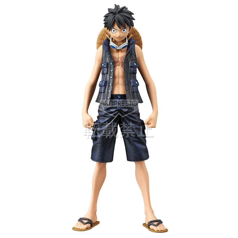 Luffy Film Gold ของแท้ JP แมวทอง - Grandline Men Banpresto [โมเดลวันพีช]