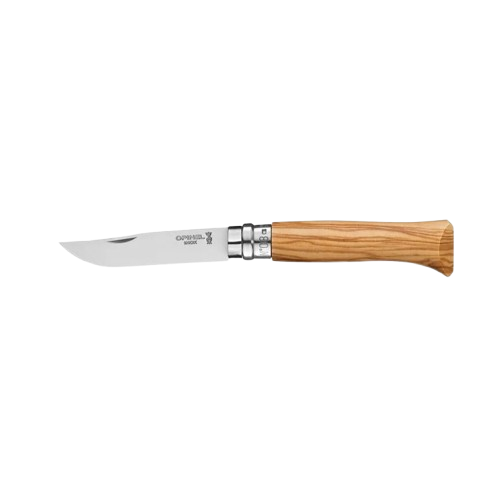 No.08 Stainless Steel Olive wood handle