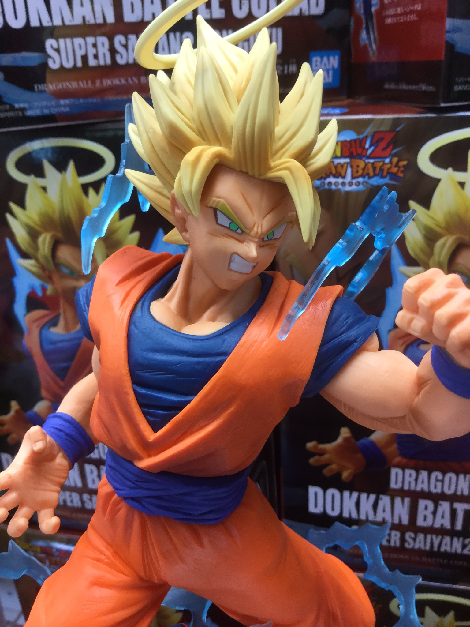 Goku Super Saiyan ของแท้ JP แมวทอง - Dokkan Battle Collab Banpresto [โมเดลดราก้อนบอล]