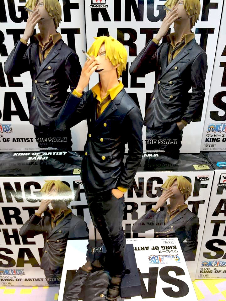 Sanji ของแท้ JP แมวทอง - King of Artist Banpresto [โมเดลวันพีช]