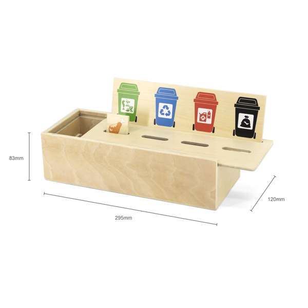 ชุดเกมคัดแยกขยะ 4 ประเภท สื่อการสอนอนุบาล,ปฐมวัย,ของเล่นเสริมพัฒนาการ, ของเล่นเสริมทักษะ